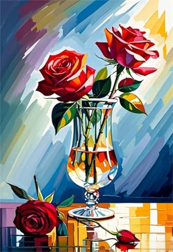 1000 Teile Puzzle,Rosess Flower Art Oil Painting ,Für Familien Spiele Zur Stressreduzierung,Wand Kunst Dekoration Wn210Zk 1000 Teile Puzzle,Rosess Flower Art Oil Painting ,Für Familien Spiele Zur Stressreduzierung,Wand Kunst Dekoration Wn210Zk von RUIYANMQ