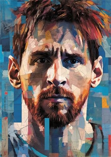 1000 Teile Puzzle,Soccer Player 10 Bild，Für Football Erwachsene Familie Stress Relief Puzzle Spielzeug ，Wand Kunst Dekoration,Familie Spaß Herausforderung Spielzeug Wn355Zk von RUIYANMQ