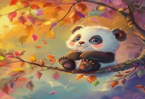 1000 Teile Puzzle - Animal Pandass Plakate - Buntes Puzzles - Gedächtnis Spiele Für Erwachsene - Familie Spaß Herausforderung Spielzeug Wd01Zt von RUIYANMQ