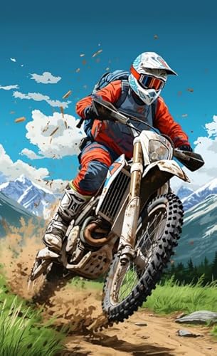 1000 Teile Puzzles ，Für Erwachsene Personalisiert Herausforderung Spielzeug ，Wand Kunst Dekoration ， Familien Spiele Zur Stressreduzierung ，Motoss Racings Art Paintings Wn133Zk von RUIYANMQ