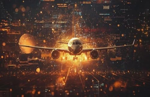 1000 Teile Puzzles - Airplaness Plakate - Family Stress Reduction Puzzle Games - Erwachsene Challenge Game - Wand Kunst Dekoration Wd01Zt von RUIYANMQ