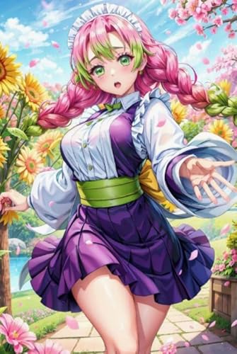 1000 Teile Puzzles - Für Erwachsene Personalisiert Herausforderung Spielzeug - Japanese Animes Demons Kanroji Mitsuri Plakat - Familien Spiele Zur Stressreduzierung Wn266Zk von RUIYANMQ