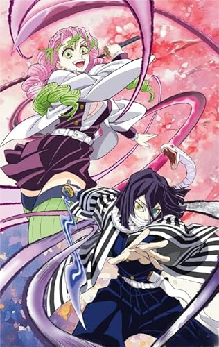 1000 Teile Puzzles - Für Erwachsene Personalisiert Herausforderung Spielzeug - Japanese Animes Demons Kanroji Mitsuri Plakat - Familien Spiele Zur Stressreduzierung Wn268Zk von RUIYANMQ