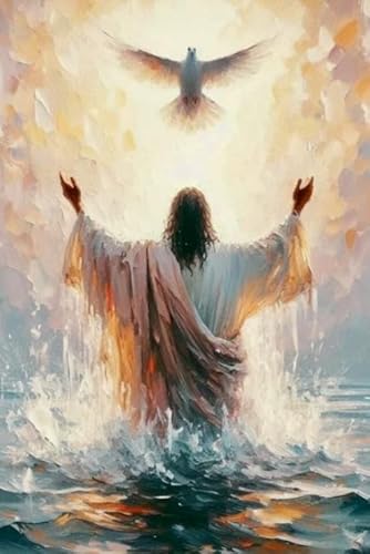 1000 Teile Puzzles - Jesus Painting - Fältere Menschen Gedächtnis Kognitions Spiele - Stressabbau-Spiel Für Erwachsene Kunst Picture - Wand Kunst Dekoration Wd01Zt von RUIYANMQ