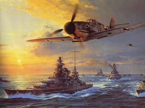 1000 Teile - World Warii Retro Aircrafts Painting - Lernspielzeug Für Kinder - Familien Spiele Zur Stressreduzierung - Erwachsene Puzzles Challenge Game Yq82Zy von RUIYANMQ