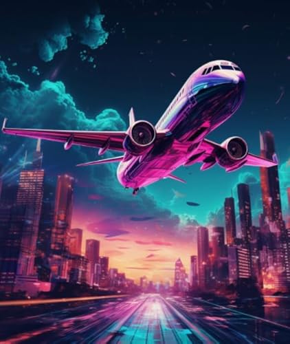 Abstract Airplaness Painting - Puzzles 1000 Teile - Buntes Puzzle - Gedächtnis Spiele Für Erwachsene - Familie Stress Relief Spielzeug Wd01Zt von RUIYANMQ