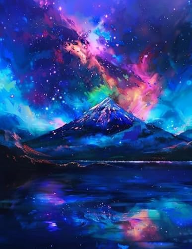 Abstract Buntes Landscapes Poster - 1000 Teile,Art Puzzle - Puzzles Für Erwachsene Und Jugendliche - Familien Spiele Zur Stressreduzierung Yq241Zy von RUIYANMQ