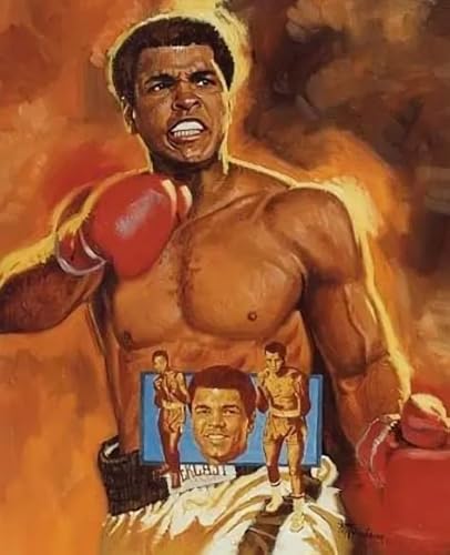 Boxer Marcellus Clay, Jr., 1000 Stück, Colorful Abstraktes Puzzle, Family Decompression Game Adult Alzheimer Gifts Posters Wy374Zq von RUIYANMQ