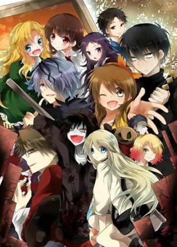 Buntes Puzzle ，Angelss of Deaths Animes Plakat ， Für Lernspielzeug Für Kinder ，Puzzle 1000 Teile ， Familien Spiele Zur Stressreduzierung Wn65Zk von RUIYANMQ