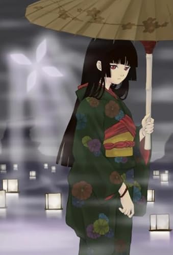 Buntes Unregelmäßiges Puzzle - Japanese Animes Hellss Girlss Plakats - Für Lernspiele Für Kinder - 1000 Teile Puzzles - Wand Kunst Dekoration Wn395Zk von RUIYANMQ