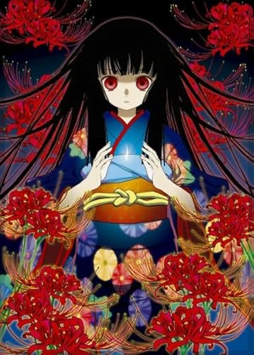 Buntes Unregelmäßiges Puzzle - Japanese Animes Hellss Girlss Plakats - Für Lernspiele Für Kinder - 1000 Teile Puzzles - Wand Kunst Dekoration Wn398Zk von RUIYANMQ