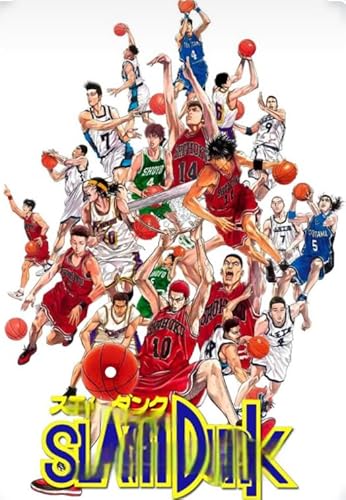 Buntes Unregelmäßiges Puzzle - Japanese Animes Slams Dunks Painting - Für Lernspiele Für Kinder Plakats - Puzzle 1000 Teile Wn388Zk von RUIYANMQ