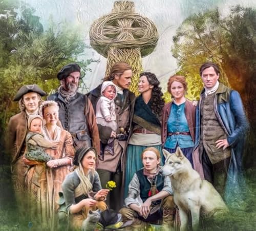 Buntes Unregelmäßiges Puzzle - Outlanders Movie Plakat - Für Erwachsene Familie Stress Relief Puzzle Spielzeug - Familie Spaß Herausforderung Spielzeug - 1000 Teile Puzzle Wn333Zk von RUIYANMQ