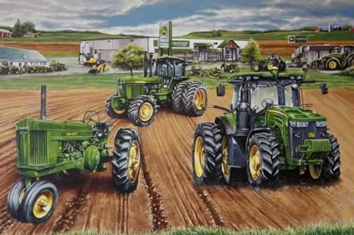 Farm Scenery Tractors Plakate - Puzzle 1000 Teile - Lernspielzeug Für Adult - Spiele Zum Stressabbau In Der Familie - Erwachsene Puzzles Challenge Game Wd01Zt Farm Scenery Tractors Plakate - Puzzle 1000 Teile - Lernspielzeug Für Adult - Spiele Zum Stressabbau In Der Familie - Erwachsene Puzzles Challenge Game Wd01Zt von RUIYANMQ