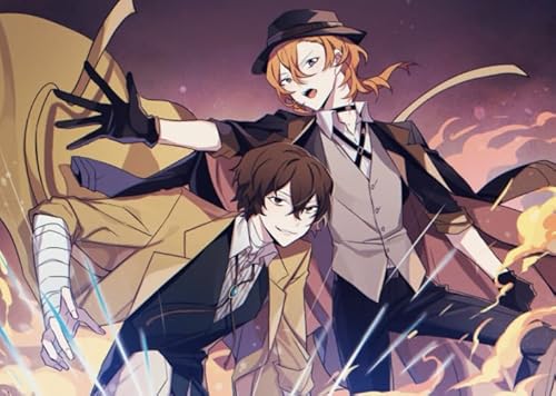 Japanese Animes Bungos Dogs Nakajima Atsushi Plakat ，Für Erwachsene Familie Stress Relief Puzzle Spielzeug ，1000 Teile Puzzles ， Familien Spiele Zur Stressreduzierung Wn445Zk von RUIYANMQ