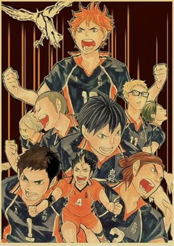 Japanese Animes Haikyuu - Puzzlas 1000 Teile - Colorful - Adults Puzzle Toys - Lernspiele Für Kinder - Challenge Tk165Zw von RUIYANMQ
