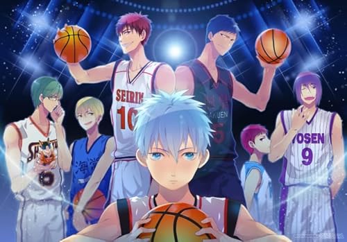 Japanese Animes Kuroko's Colourful Poster,Puzzle 1000 Teile,Fun Adult Challenges Puzzle Toys,Kinder Spielzeug Zum Stressabbau Yq506Zy von RUIYANMQ