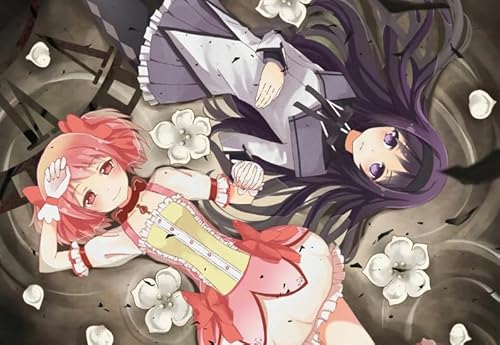 Japanese Animes Madokas Magicas Poster Bilds - Puzzle 1000 Teile - Lernspielzeug Für Kinder - Family Stressabbau-Spiele Für Erwachsene - Wand Kunst Dekoration Yq372Zy von RUIYANMQ