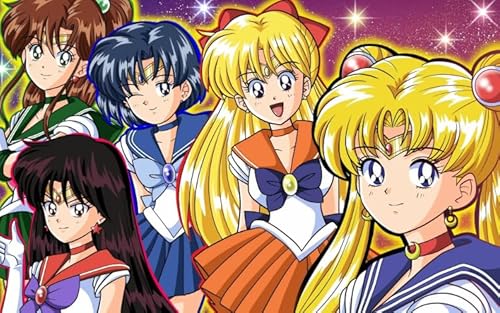 Japanese Animes Tsukino Moonss Poster - Puzzle 1000 Teile - Familie Stressabbau Puzzle Spiele - Lernspielzeug Für Kinder Yq483Zy von RUIYANMQ