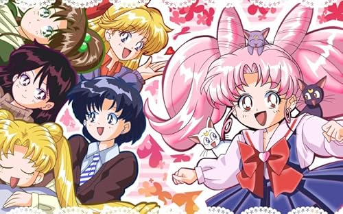 Japanese Animes Tsukino Moonss Poster - Puzzle 1000 Teile - Familie Stressabbau Puzzle Spiele - Lernspielzeug Für Kinder Yq484Zy von RUIYANMQ