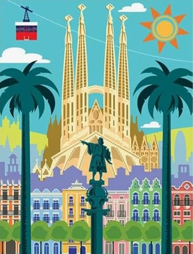 Puzzle 1000 Stück - Spanish City Travel Poster - Puzzles Art Picture - Colourful - Lernspielzeug Für Kinder - Ältere Menschen Gedächtnis Kognitionsspiele Yq181Zp Puzzle 1000 Stück - Spanish City Travel Poster - Puzzles Art Picture - Colourful - Lernspielzeug Für Kinder - Ältere Menschen Gedächtnis Kognitionsspiele Yq181Zp von RUIYANMQ