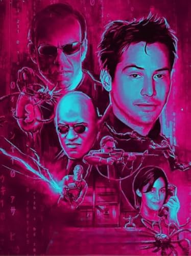 Puzzle 1000 Teile, Classic Action Film Matrixs, Abstraktes Kunstpuzzle, Lustige Puzzle-Poster Stressabbau-Spiele Für Männer Wy232Zq von RUIYANMQ