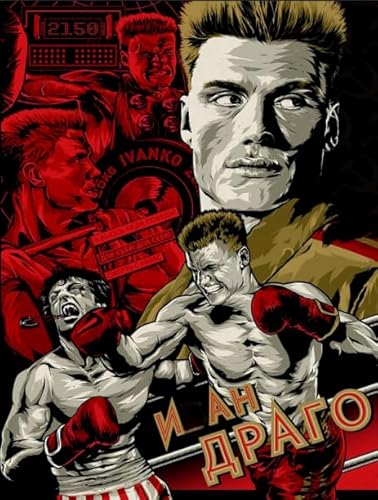 Puzzle 1000 Teile, Sylvesters Stallones Retro Film, Abstraktes Kunstpuzzle, Lustige Puzzle-Poster Stressabbau-Spiele Für Männer Wy14Zq von RUIYANMQ