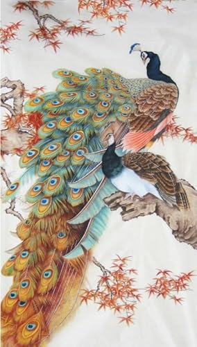 Puzzle 1000 Teile,Chinese Style Animals Gongbi Painting,Lernspielzeug Für Kinder,Adult Familie Stress Relief Puzzles Spielzeug Yq318Zy von RUIYANMQ