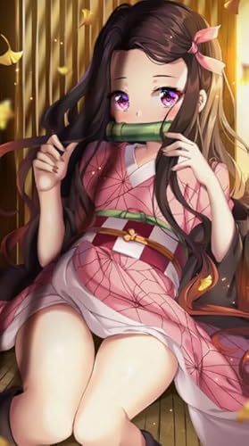 Puzzle 1000 Teile ， Japanese Animes Demons Nezuko Plakate Picture， Lernspielzeug Für Adult ，Familie Spaß Herausforderung Spielzeug Wd01Zt von RUIYANMQ