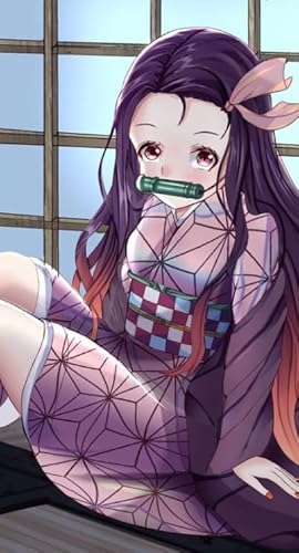 Puzzle 1000 Teile ， Japanese Animes Demons Nezuko Plakate Picture， Lernspielzeug Für Adult ，Familie Spaß Herausforderung Spielzeug Wd01Zt von RUIYANMQ