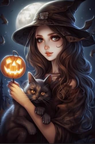 Puzzle 1000 Teile ，Witchs Magicas Bilder ，Für Familien Spiele Zur Stressreduzierung ， Lustiges Personalisiertes Puzzle-Spielzeug Für Erwachsene Wn61Zk von RUIYANMQ