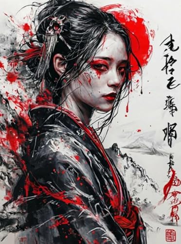 Puzzle 1000 Teile - Japanese Geishas Tattooed Girlss Painting - Fun Puzzle - Stressabbau-Spiele Für Die Familie - Erwachsene Challenge Toys Yq42Zy von RUIYANMQ