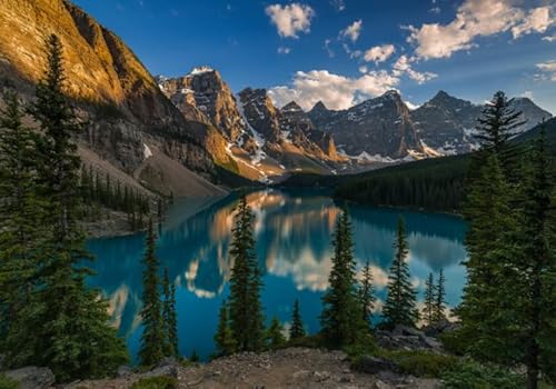 Puzzle 1000 Teile - Mountains Travel Scenery - Fun Personalisiertes Puzzle-Spielzeug Für Erwachsene - Familienspaß Schwierige Herausforderung Spielzeug Wd01Zt von RUIYANMQ