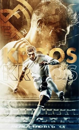 Puzzle 1000 Teile - Soccer Krooss Plakate Player - Abstrakte Kunst Puzzles - Memory Spiele Für Erwachsene - Familie Stress Relief Spielzeug Yq114Zy von RUIYANMQ