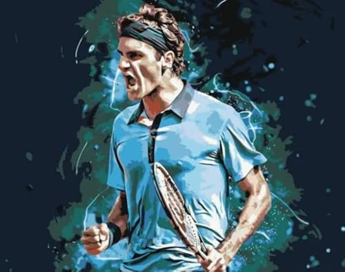 Puzzle 1000 Teile - Tennis Player Plakate - Irreguläre Kunst Puzzle - Älteres Lustiges Spielzeug - Familien-Lernspiel Für Das Gedächtnis Yq131Zy von RUIYANMQ