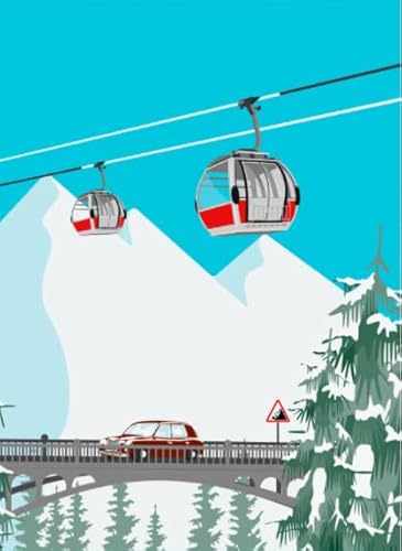 Puzzles 1000 Stück, Cablecars Illustrations, Abstract Art Posters Jigsaw, Gedächtnisspiele Für Erwachsene, Stressabbau-Spielzeug Für Die Ganze Familie Wy170Zq Puzzles 1000 Stück, Cablecars Illustrations, Abstract Art Posters Jigsaw, Gedächtnisspiele Für Erwachsene, Stressabbau-Spielzeug Für Die Ganze Familie Wy170Zq von RUIYANMQ