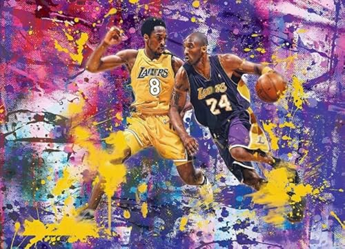 Puzzles 1000 Stück - Basketball Player 24 - Posters Colourful - Family Stress Reduction Games - Erwachsene Puzzle Challenge Spiel Yq116Zp von RUIYANMQ