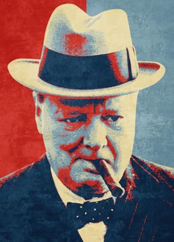 Puzzles 1000 Stück - Churchills Picture - Abstrakte Kunst Puzzles - Lernspiele Für Erwachsene - Personalised Challenge Toys Yq26Zp von RUIYANMQ