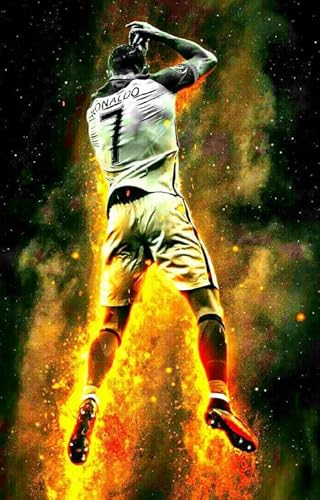Puzzles 1000 Stück - Football Player 7 Art Posters - Erwachsene Stressabbau Spiel Kunst Bild - Familie Pädagogisches Puzzle-Spielzeug Yq38Zp von RUIYANMQ