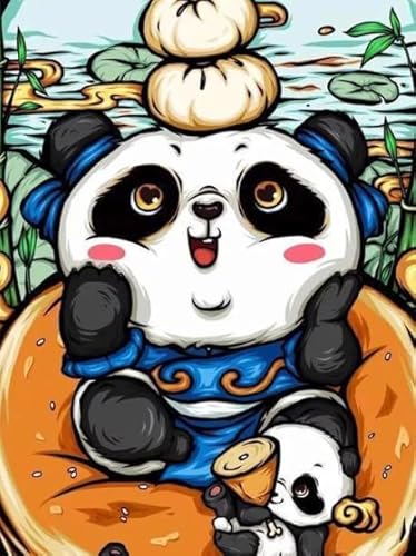 Puzzles 1000 Teile - Abstract Pandass Plakate - Buntes Puzzle - Memory Challenge Spiele Für Erwachsene - Familie Stress Relief Spielzeug Wd01Zt von RUIYANMQ