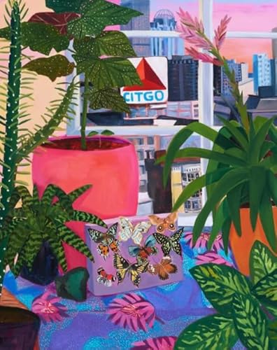 Puzzles 1000 Teile - Abstrakte Kunst House Plants Flowers Ölgemälde - Buntes - Erwachsene Spaß Herausforderung Spielzeug - Familien Spielzeug Zur Stressreduzierung Wd01Zt von RUIYANMQ