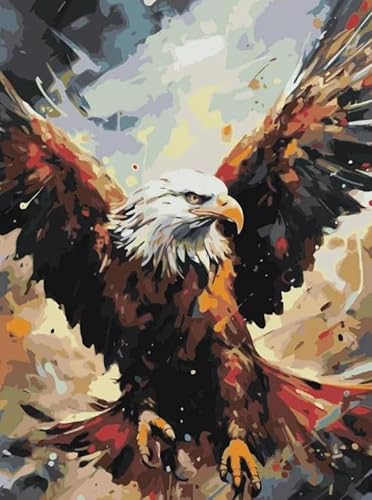 Puzzles 1000 Teile - Animal Eagless Painting - Ältere Menschen Gedächtnis Kognitions Spiele - Erwachsene Spaß Herausforderung Spielzeug - Familienspaß Schwierige Herausforderung Spielzeug Wd01Zt von RUIYANMQ