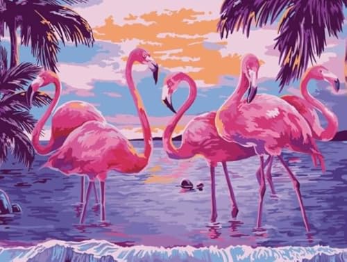 Puzzles 1000 Teile - Animal Flamingoss Plakate - Abstrakte Kunst Puzzle - Lernspiele Für Erwachsene - Personalisiertes Herausforderungs Spielzeug Wd01Zt von RUIYANMQ
