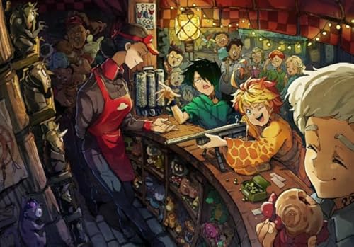 Puzzles 1000 Teile - Japanese Animes Promiseds Neverlands - Colourful Art Puzzlas - Lernspiele Für Kinder - Personalised Toys Tk264Zw von RUIYANMQ