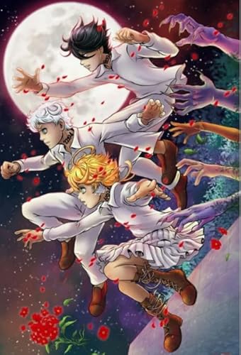 Puzzles 1000 Teile - Japanese Animes Promiseds Neverlands - Colourful Art Puzzlas - Lernspiele Für Kinder - Personalised Toys Tk267Zw von RUIYANMQ