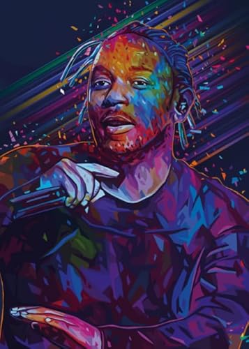 Puzzles 1000 Teile - Singers Kendricks Plakate - Abstrakte Kunst Puzzle,Lernspiele Für Erwachsene - Personalisiertes Aufforderungs Spielzeug Yq141Zy von RUIYANMQ