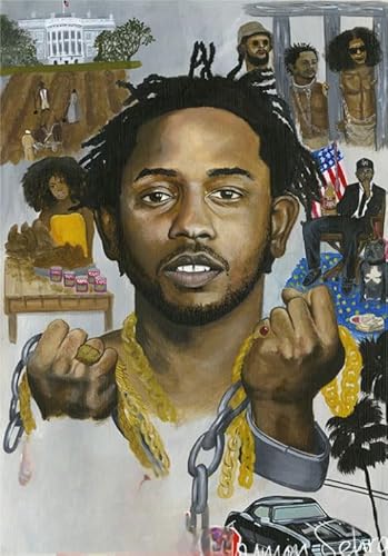 Puzzles 1000 Teile - Singers Kendricks Plakate - Abstrakte Kunst Puzzle,Lernspiele Für Erwachsene - Personalisiertes Aufforderungs Spielzeug Yq143Zy von RUIYANMQ