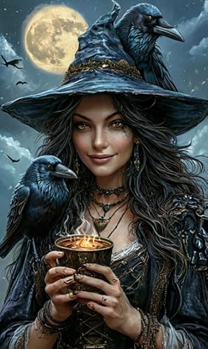 Puzzles 1000 Teile - Wickeds Witchs Plakate - Irreguläre Kunst Puzzle,Memory Spiele Für Erwachsene - Familie Stress Relief Spielzeug Yq35Zy von RUIYANMQ