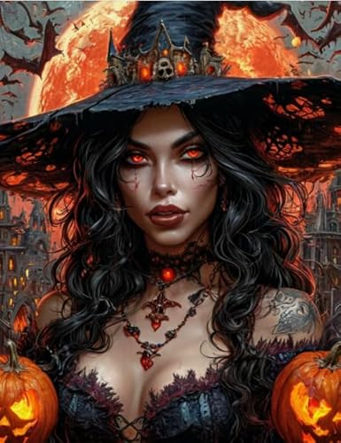 Puzzles 1000 Teile - Wickeds Witchs Plakate - Irreguläre Kunst Puzzle,Memory Spiele Für Erwachsene - Familie Stress Relief Spielzeug Yq36Zy von RUIYANMQ