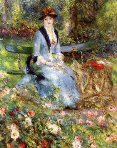 RUIYANMQ 1000 Pieces,Buntes Puzzle,Puzzle Gifts,Renoirs Classic Oil Painting,Spielzeug Zur Stressreduzierung Für Die Familie,Herausforderungs Spiel Für Erwachsenes,Home Wand Dekoration,Dx159Zp von RUIYANMQ
